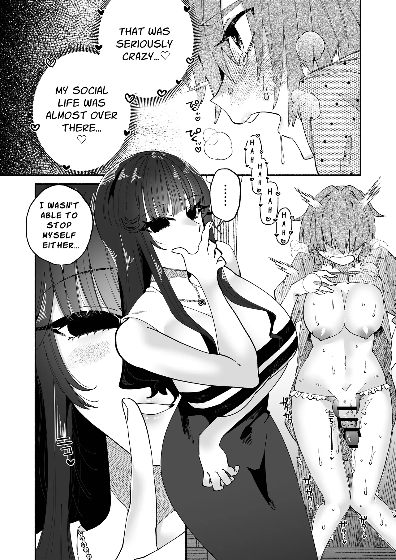 Hentai Manga Comic-A Perverted Lady Rubs a Futanari's Nipples Silly-Read-27